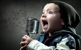boy singing