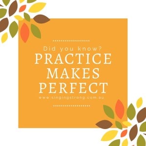 Practice makes perfect